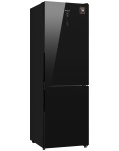 Холодильник WRK 185 Total NoFrost Inverter Black Glass Weissgauff