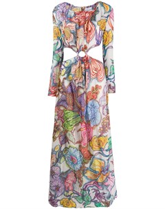 Daizy shely платье макси с цветочным принтом 42 фиолетовый Daizy shely