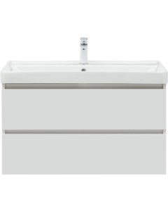 Мебель для ванной Вега 90 см белый глянец Aquanet