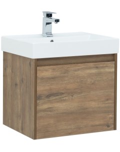 Мебель для ванной Nova Lite 60 см дуб рустикальный 1 ящик Aquanet