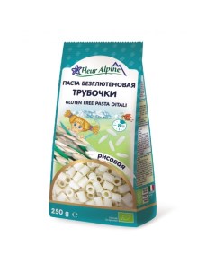 Паста безглютеновая Трубочки рисовая 250 г Fleur alpine