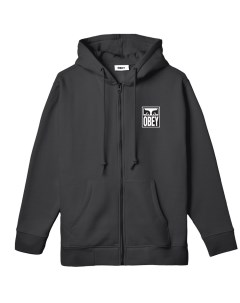 Худи на молнии Eyes Icon Zip Black 2024 Obey