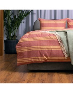 Комплект постельного белья 1 5 спальный red yellow stripe Pappel