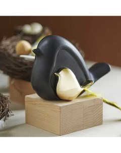 Фигурка декоративная Essential Black Birdie Tkano