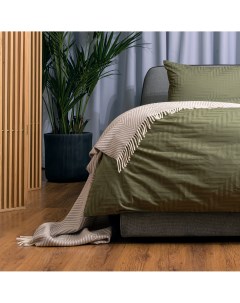 Комплект постельного белья евро geometric green Pappel