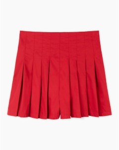 Красные плиссированные шорты Gloria jeans