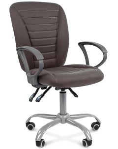 Кресло офисное 9801 Эрго 7015599 серое 10 128 ткань стандарт до 100 кг Chairman