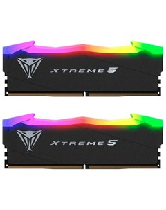Модуль памяти Viper Xtreme 5 RGB RTL Gaming DDR5 DIMM 7600MHz PC5 60800 CL36 48Gb Kit 2x24Gb PVXR548 Patriot memory