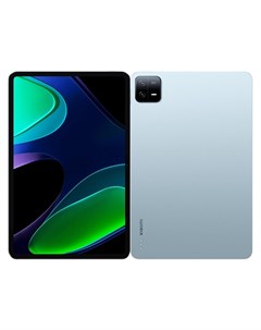 Планшет Pad 6 GL 8 256Gb Wi Fi Mist Blue Qualcomm Snapdragon 870 2 9MHz 8192Mb 256Gb Wi Fi Bluetooth Xiaomi
