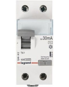 Выключатель дифференциального тока TX3 2П 25A 30MA AC 403000 Legrand