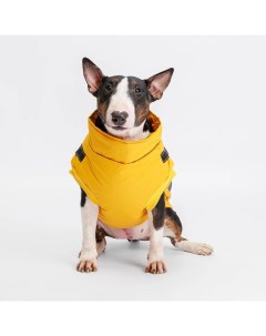 Куртка жилетка со шлейкой для собак 2XL желтая Rungo