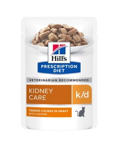 K d Kidney Care пауч для кошек диета для поддержания здоровья почек Курица 85 г Hill's prescription diet