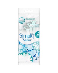 Venus Бритвенный станок Simply 2 4 шт Gillette