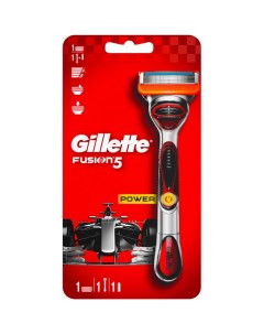 Бритвенный станок Fusion5 Power Red 1 кассета Gillette