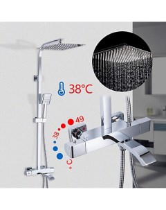 Душевая система для ванны термостатическая хром G2407 40 Gappo