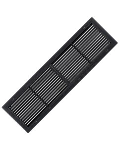 Решетка вентиляционная пластик переточная 130х450 мм с сеткой графит Серия ВР 4513ВР графит Виенто
