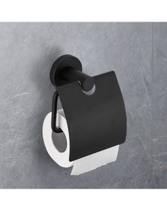 Держатель для туалетной бумаги нержавеющая сталь черный F30203 Frap