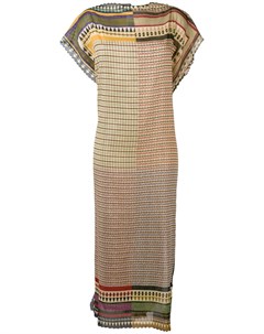 Faliero sarti платье с этническим принтом нейтральные цвета Faliero sarti