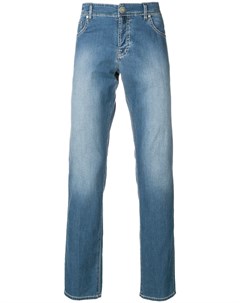 Borrelli джинсы кроя слим с выцветшим эффектом 30 синий Borrelli