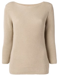 Gentry portofino трикотажный свитер в рубчик нейтральные цвета Gentryportofino