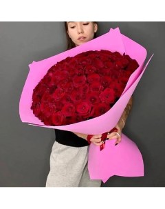Букет из 51 красной розы Pinkbuket