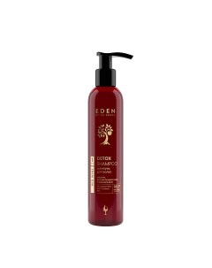 DETOX Шампунь для волос уплотняющий с кератином и аминокислотами Red Wine 350 0 Eden