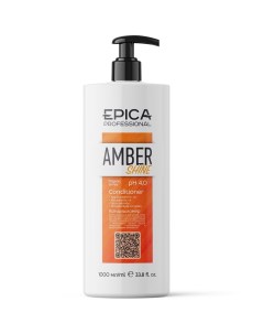 Кондиционер для восстановления и питания волос Amber Shine Organic 91329 1000 мл Epica (италия/россия)