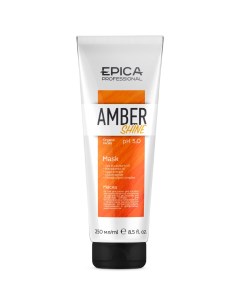 Маска для восстановления и питания волос Amber Shine Organic 91369 1000 мл Epica (италия/россия)