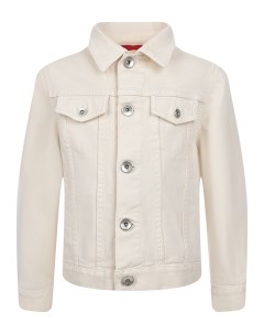Белая джинсовая куртка Brunello cucinelli