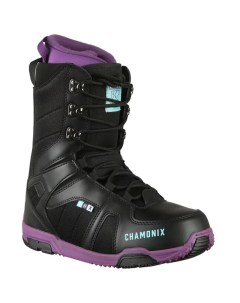 Ботинки сноубордические Chavanne W s Black Purple Chamonix