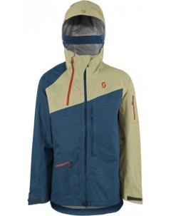 Куртка горнолыжная Jacket Vertic 3L Sahara Beige Eclipse Blue Scott