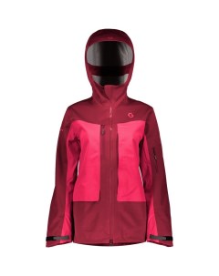 Куртка горнолыжная Jacket W s Vertic 3L Mahogany Red Ruby Red Scott