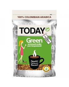 Кофе Green растворимый сублимированный 75 г Today