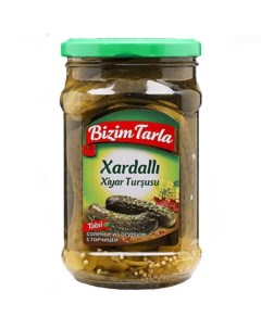 Огурцы соленые с горчицей 670 г Bizim tarla