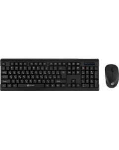 Комплект клавиатура мышь беспроводной 230M клавиатура черный мышь черный USB беспроводная 412900 Oklick