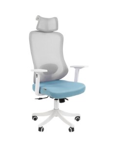 Офисное кресло CH563 белый пластик бирюзовый 00 07146050 Chairman