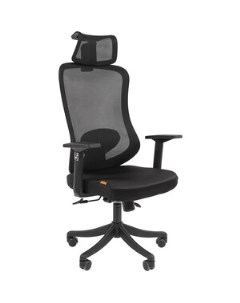 Офисное кресло CH563 черный пластик черный 00 07146051 Chairman