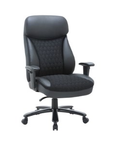 Офисное кресло CH414 экокожа ткань черный 00 07145955 Chairman