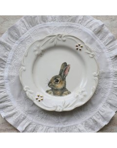 Тарелка десерная Кролики Myatashop