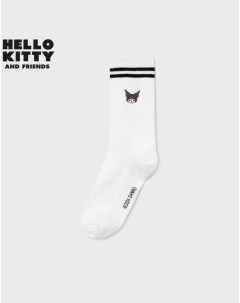 Белые носки с вышивкой Hello Kitty Gloria jeans
