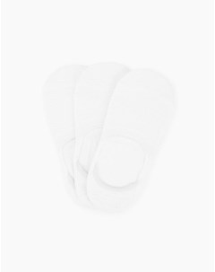 Белые базовые носки следки 3 пары Gloria jeans