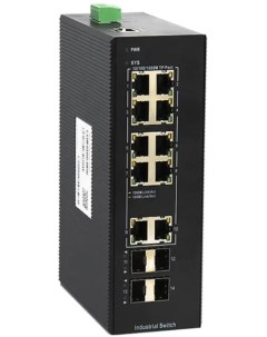 Коммутатор управляемый IES200 V25 4S2T8P Managed industrial switch with 4 Gigabit SFP ports 2 Gigabi Bdcom