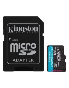 Карта памяти SDXC Micro Kingston 128GB Canvas Go Plus SDCG3 128GB 128GB Canvas Go Plus SDCG3 128GB