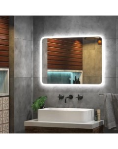 Зеркало для ванной Light LED с подсветкой и сенсором 80x60 см Без бренда