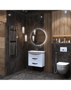 Зеркало для ванной Moss Classic Led с подсветкой 70 см круглое Vigo