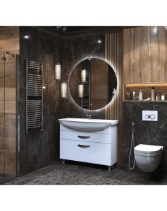 Зеркало для ванной Moss Classic Led с подсветкой 110 см круглое Vigo