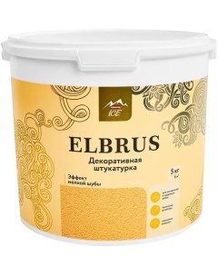 Штукатурка декоративная Elbrus эффект мелкой шубы цвет белый 5 кг Parade