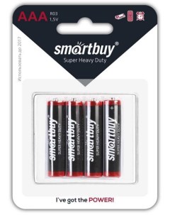 Батарейки Smartbuy SBBZ 3A04B AAA 4 шт