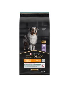 Pro Plan Grain Free Medium Large корм для взрослых собак средних пород с чувствительным пищеварением Purina pro plan