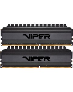 Модуль памяти DIMM 16Gb 2х8Gb DDR4 PC25600 3200MHz Viper 4 Blackout PVB416G320C6K Patriòt